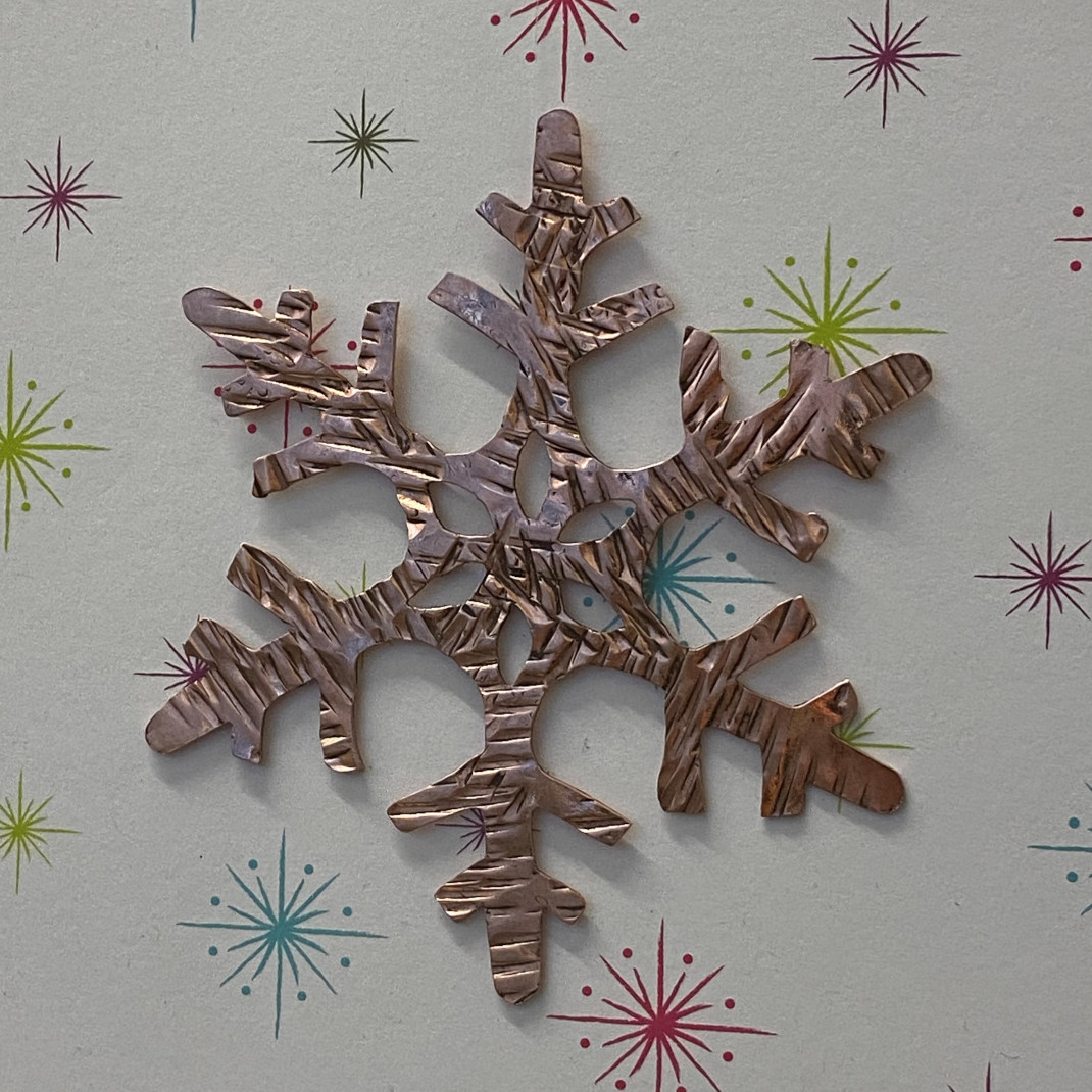 Copper snowflake 11c (2)