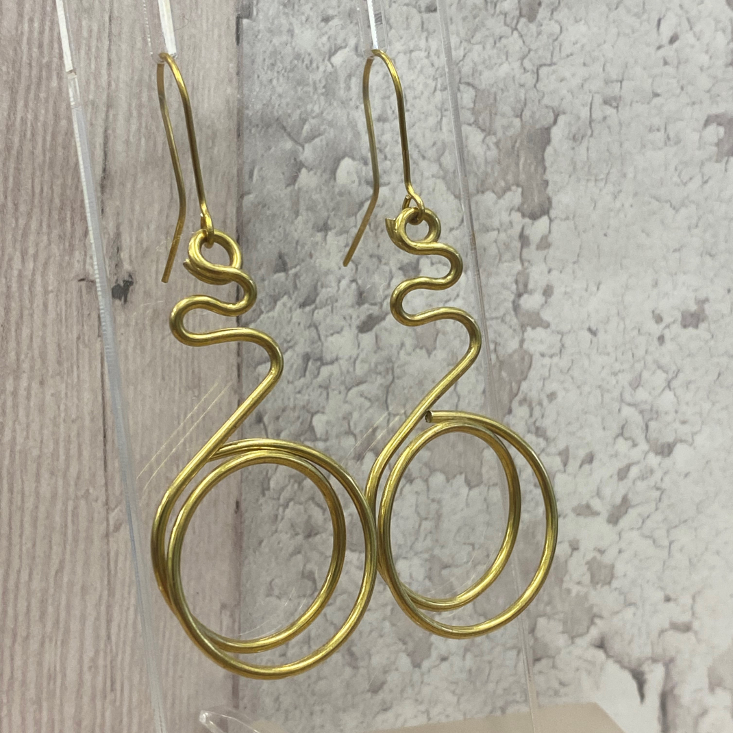 Wire earrings 11b