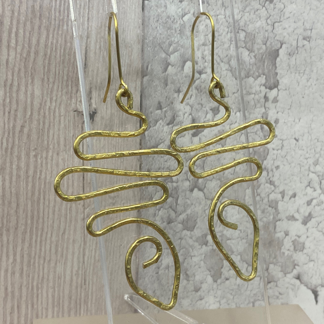 Wire earrings 12b
