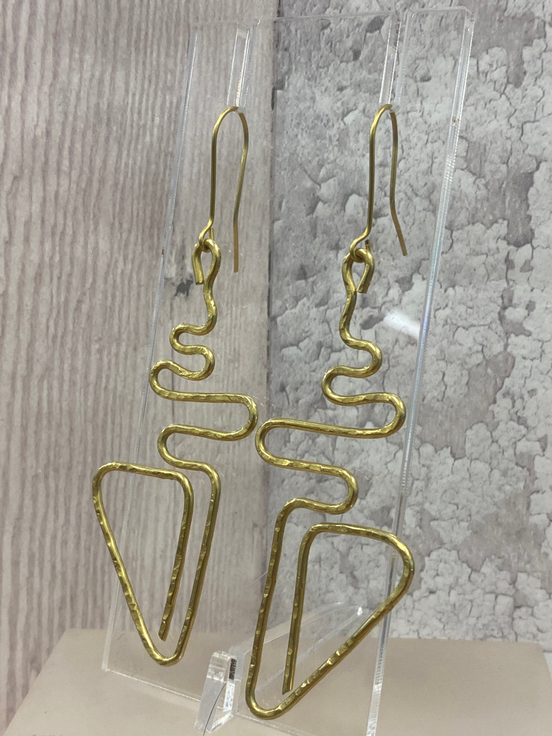Wire earrings 16c