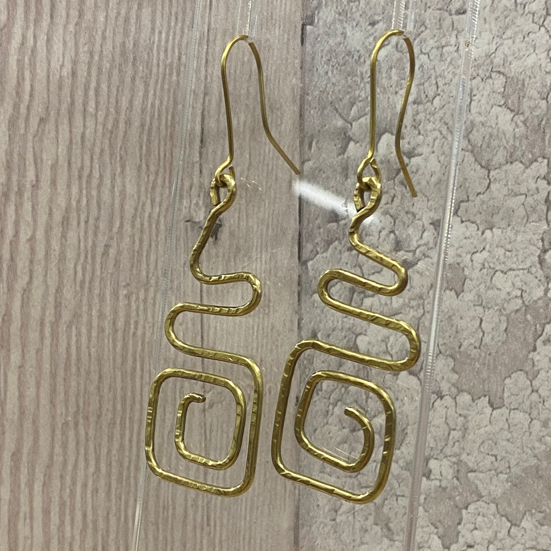 Wire earrings 1b
