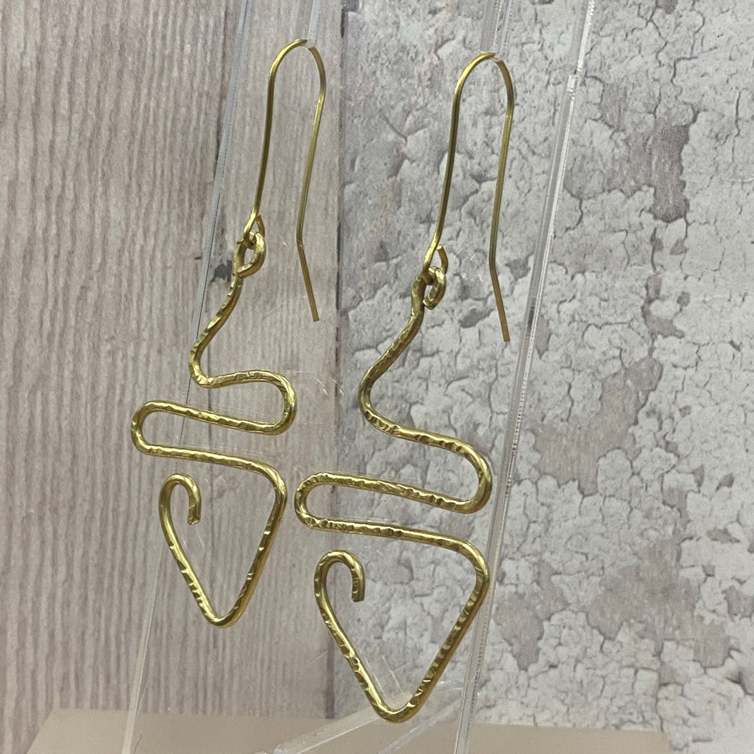 Wire earrings 2c
