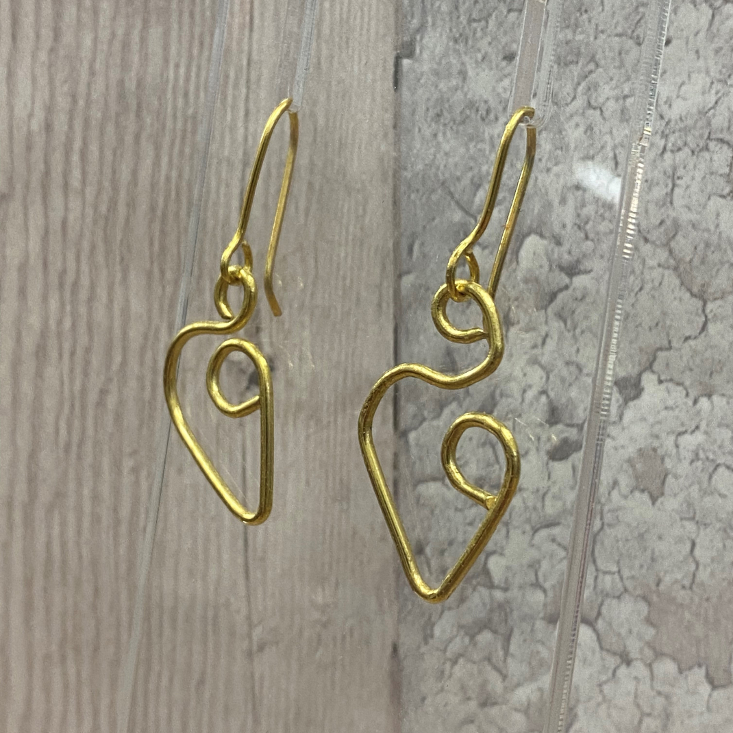 Wire earrings 4c
