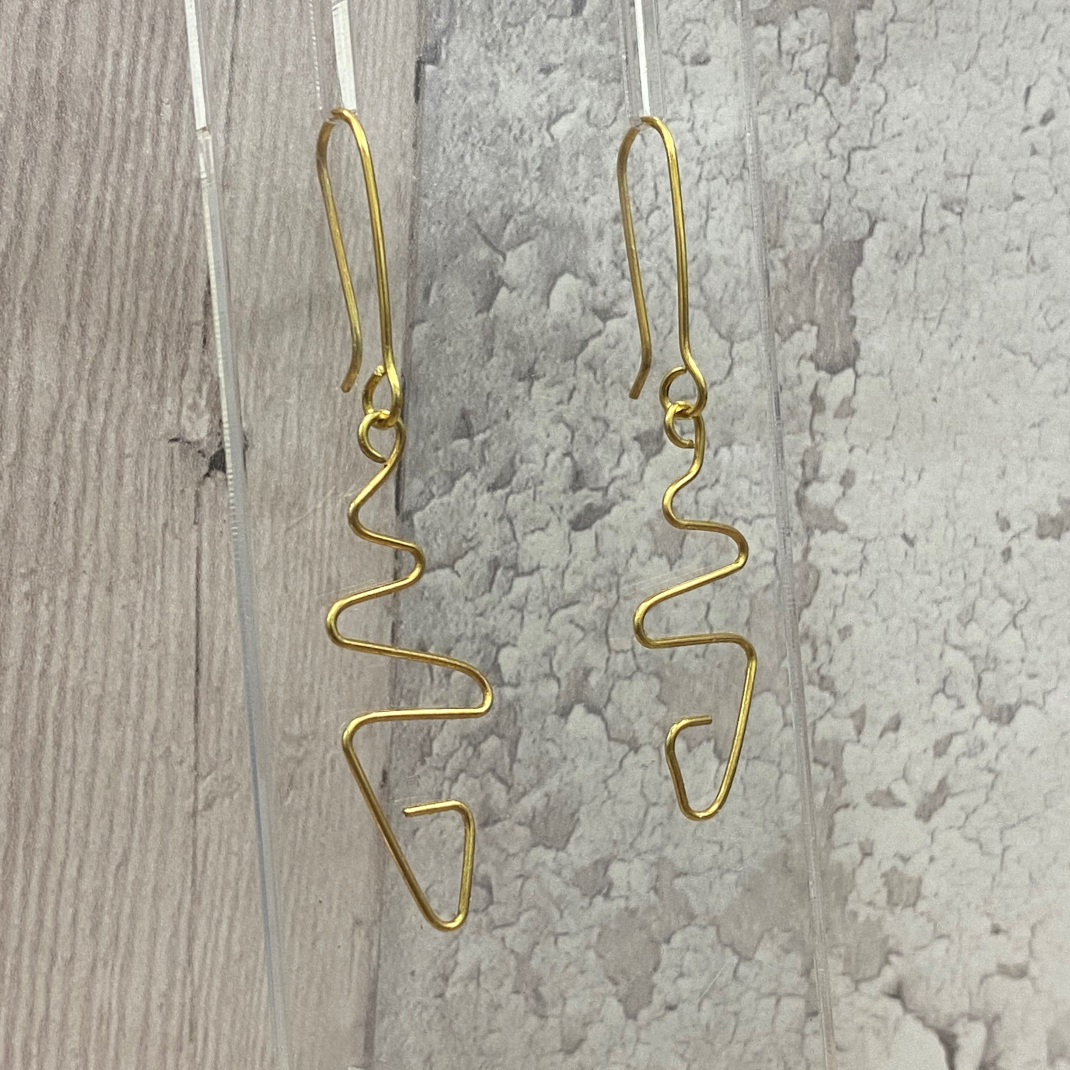 Wire earrings 5b