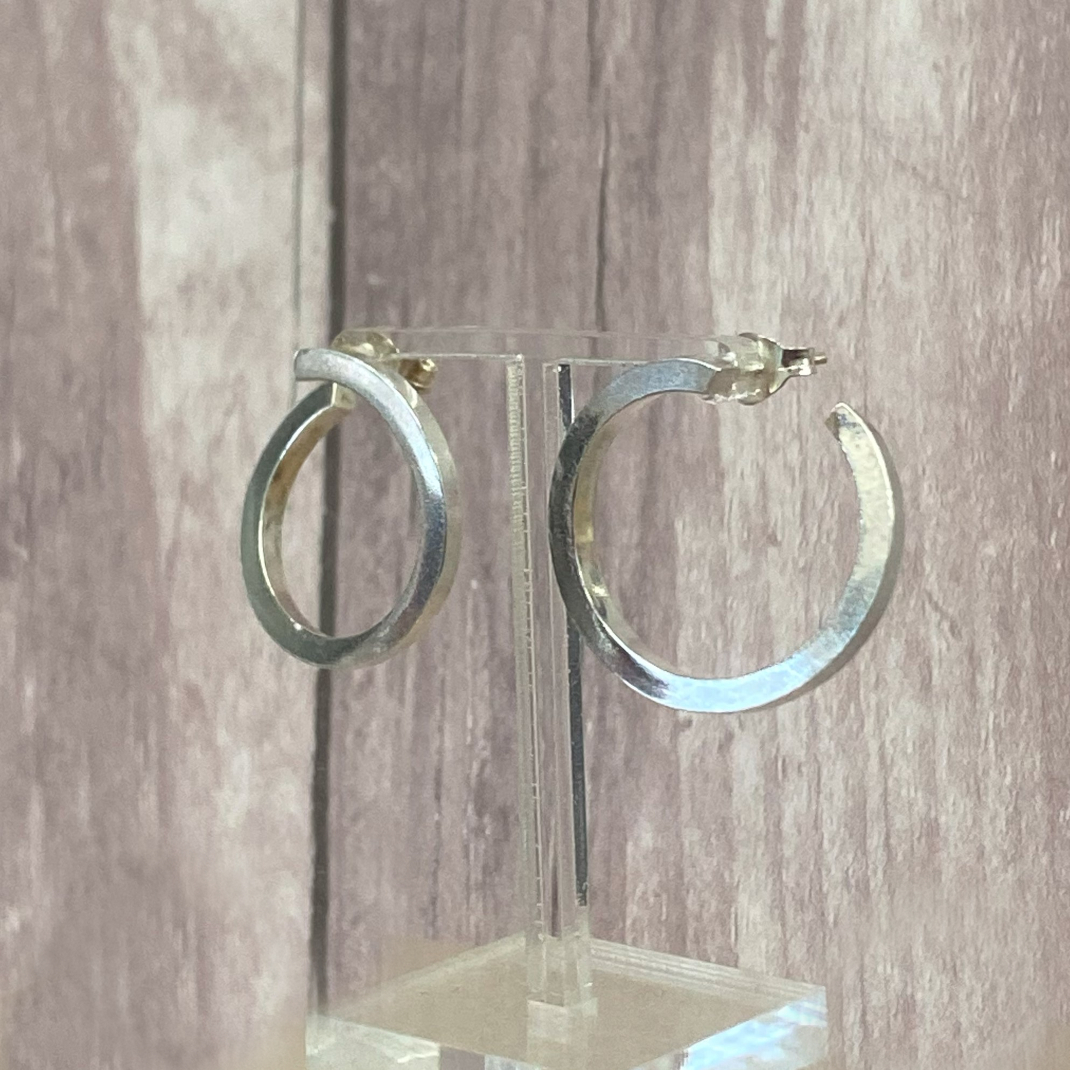 Infinity circle earrings 2