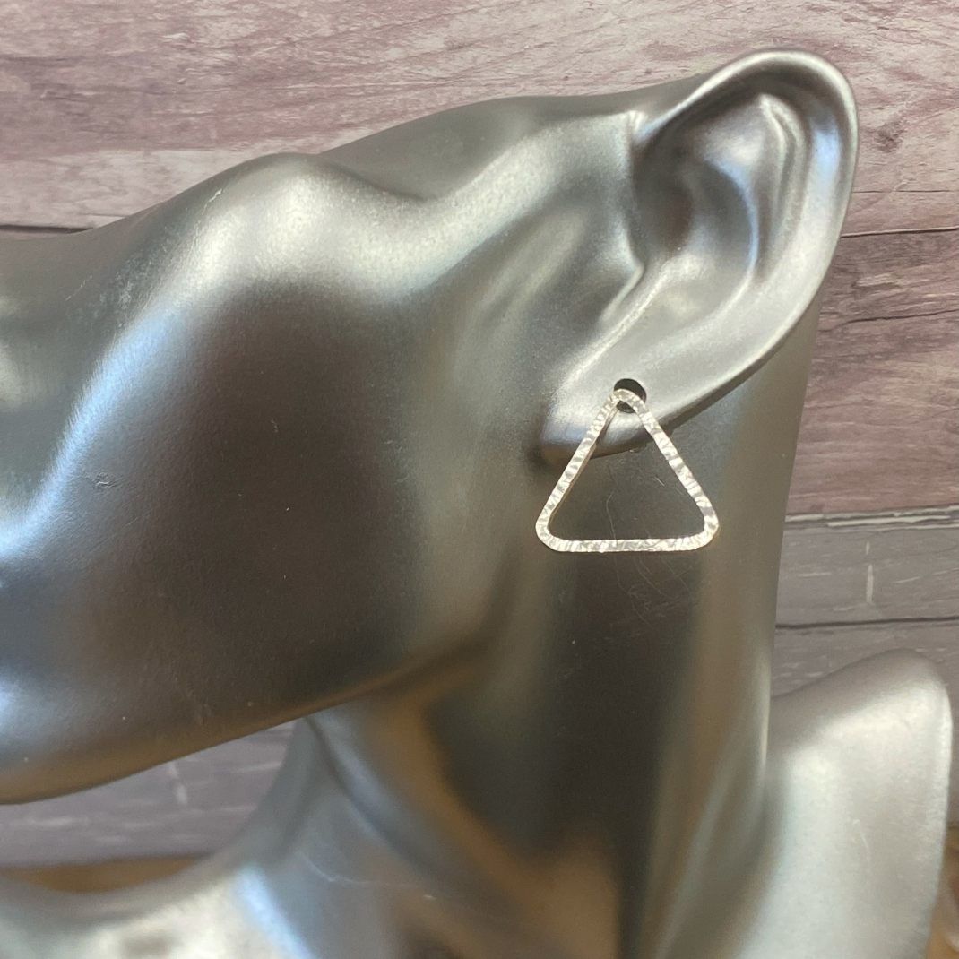 Large triangle earrings 5